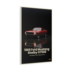 1969 Ford Mustang Shelby GT500 – The Beast That Ended an Era | Hyper-Realistic Collector's Wall Art