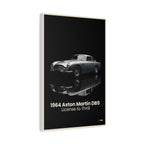 1964 Aston Martin DB5 – "License to Thrill" | Hyper-Realistic Collector's Wall Art