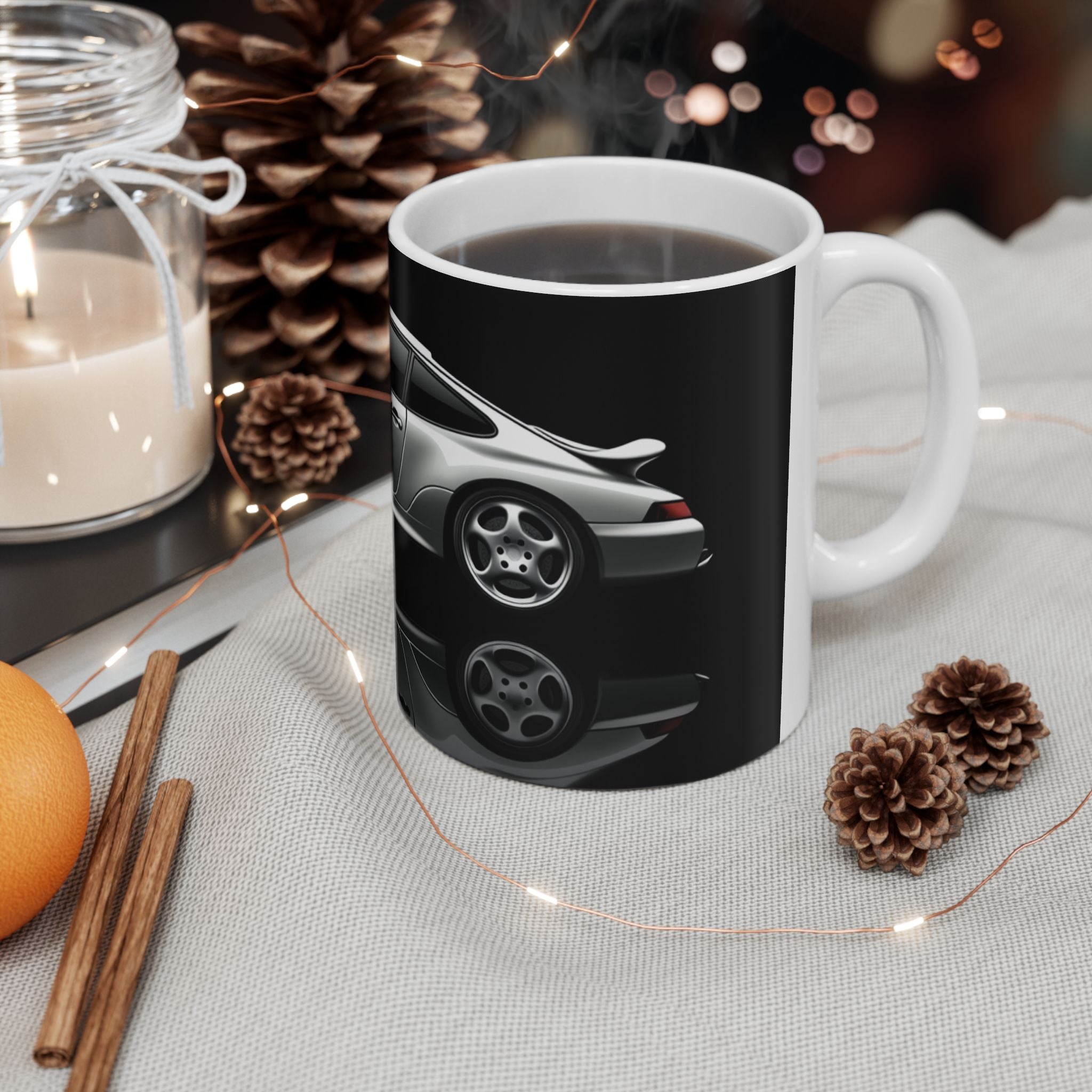 Porsche 911 Coffee Mug | Sports Car Enthusiast Gift | CarLore Studio