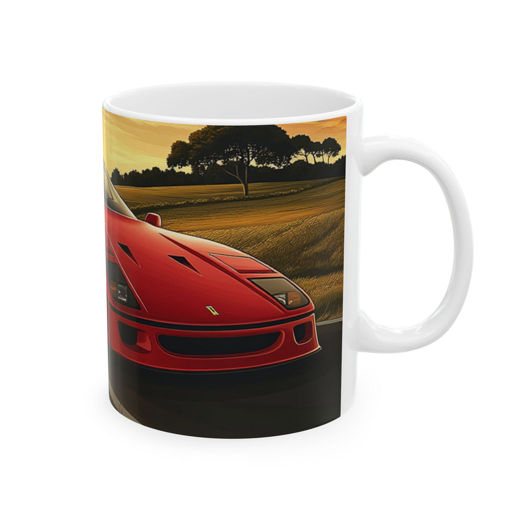 Ferrari F40 Ceramic Mug, (11oz, 15oz)
