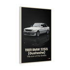 1989 BMW 325iS (Gusheshe) – The Icon of the Streets | Hyper-Realistic Collector's Wall Art