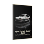 Opel Kadett Super Boss – The Track Tamer of South Africa | Hyper-Realistic Collector's Wall Art