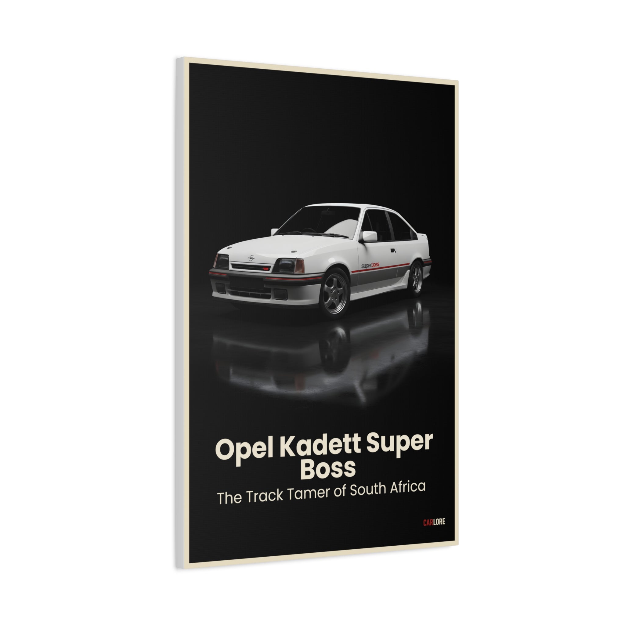 Opel Kadett Super Boss – The Track Tamer of South Africa | Hyper-Realistic Collector's Wall Art