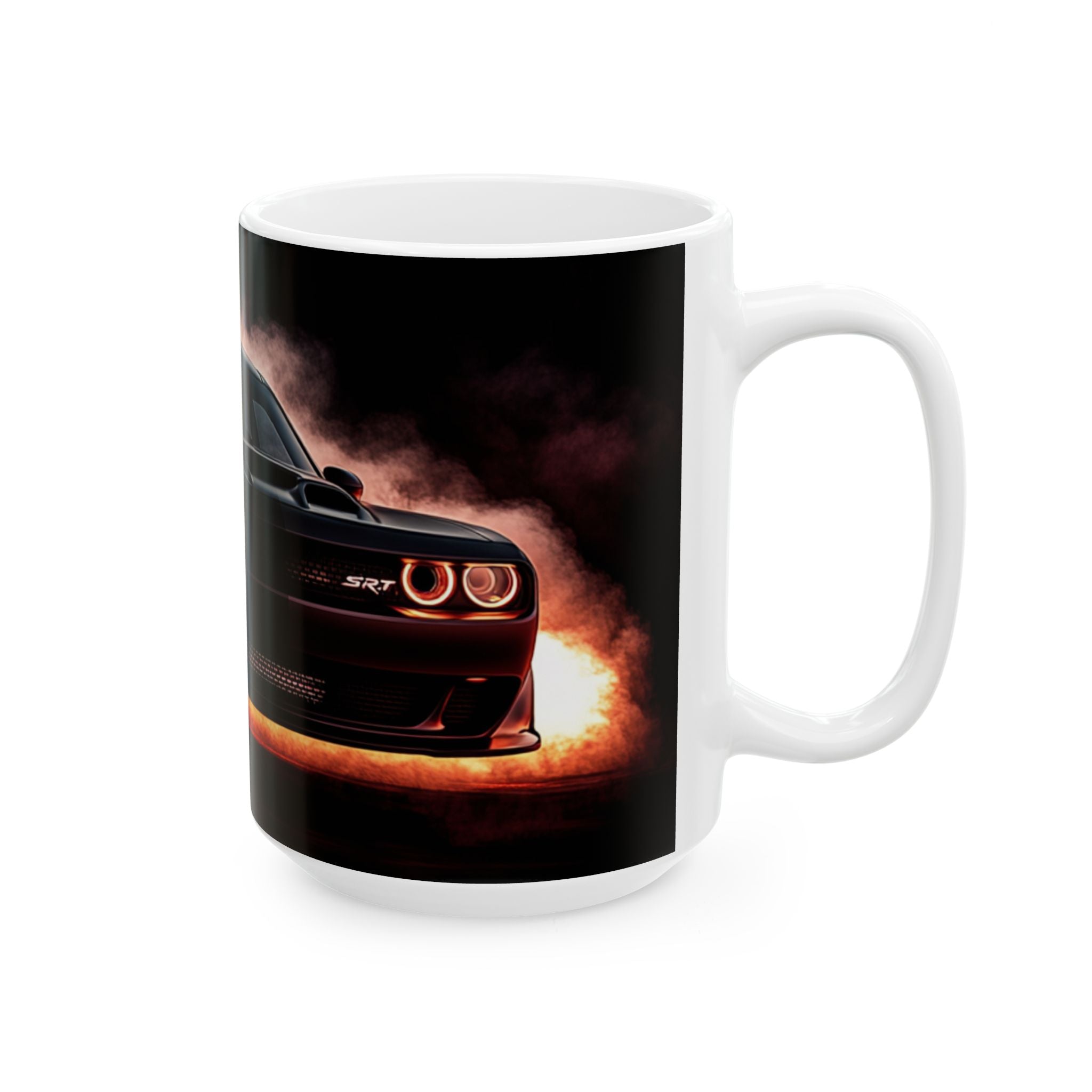 Dodge Challenger Hellcat Coffee Mug | Muscle Car Enthusiast Gift | CarLore Studio