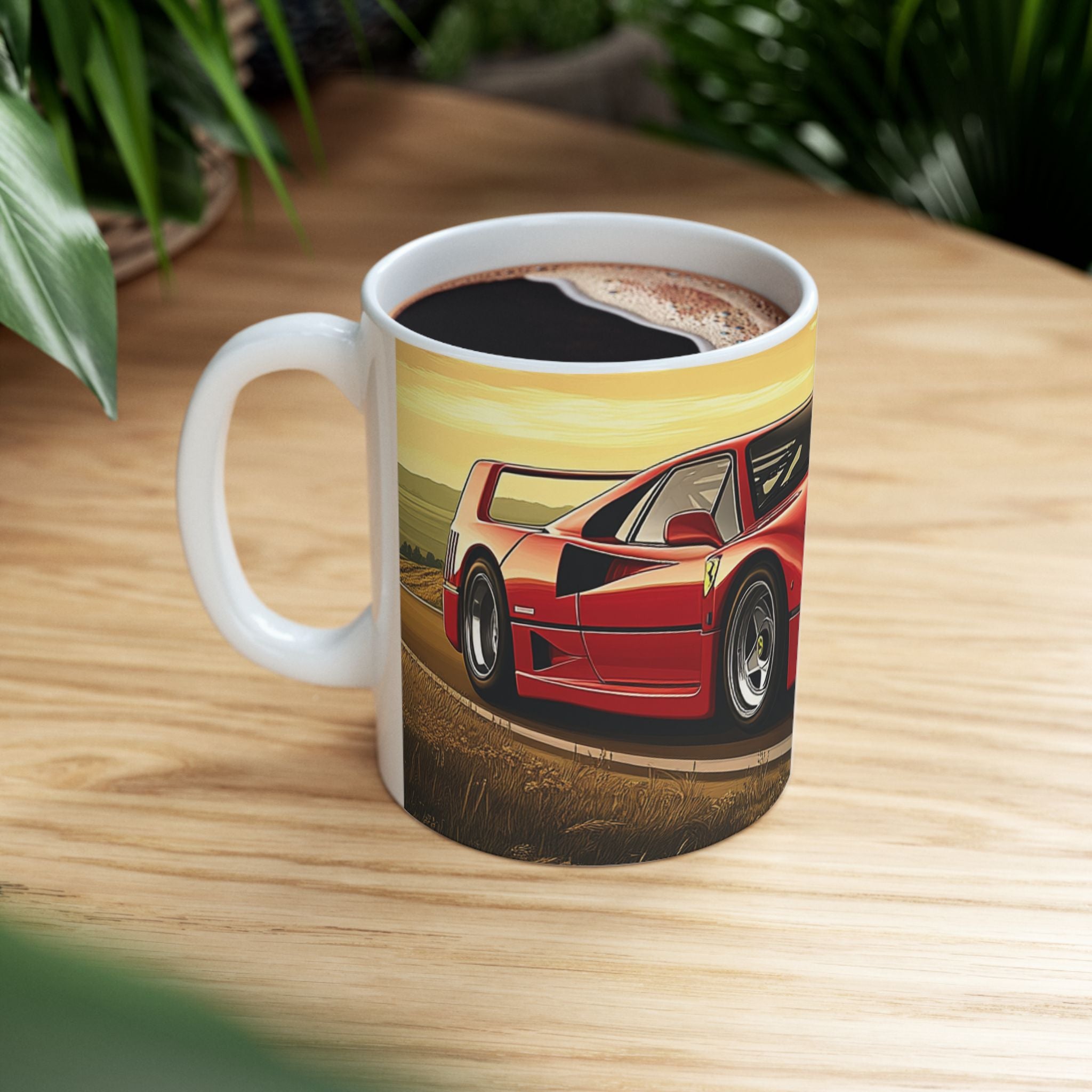 Ferrari F40 Ceramic Mug, (11oz, 15oz)