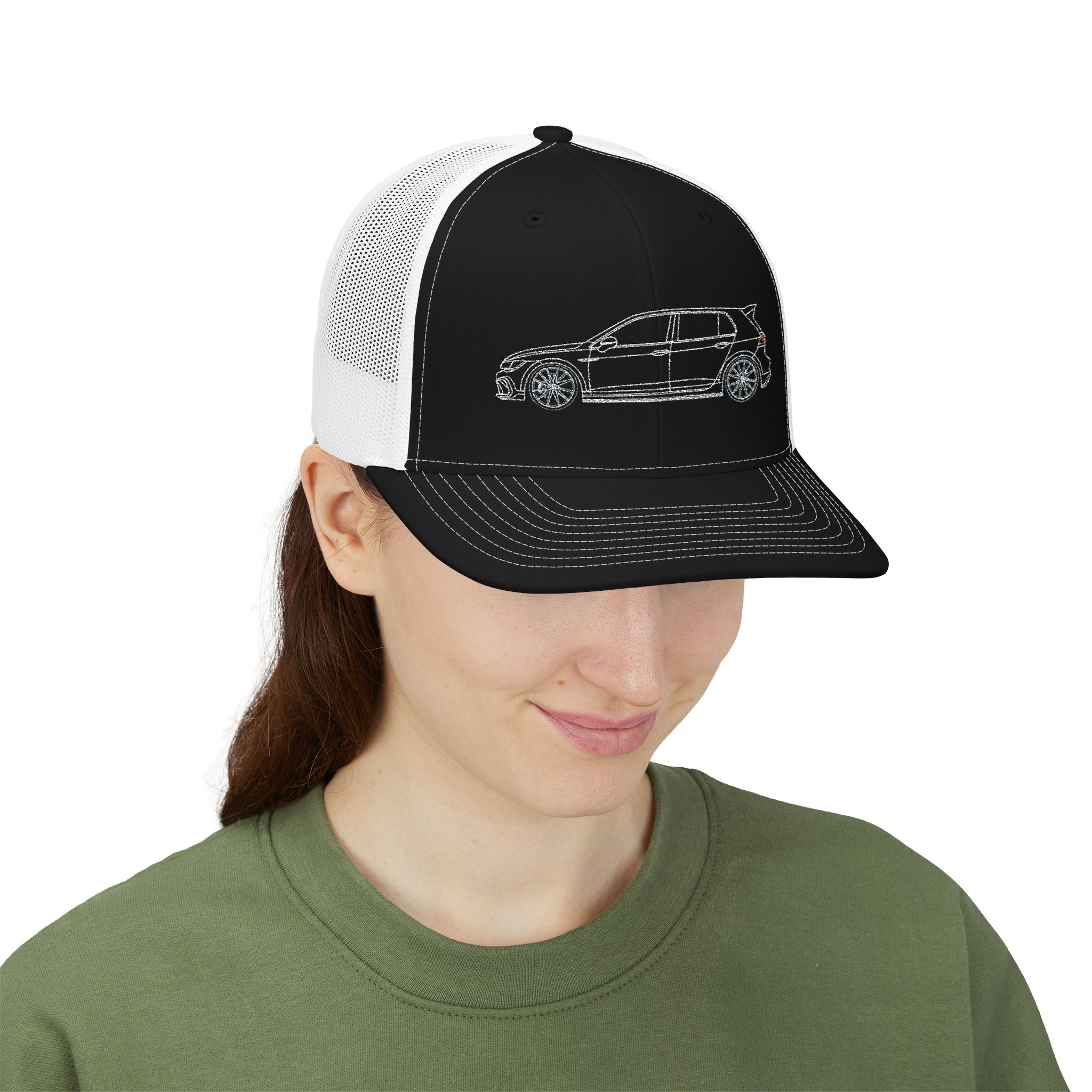 Volkswagen Golf 8 GTI Snapback Cap | SA Hot Hatch Hat | CarLore Studio