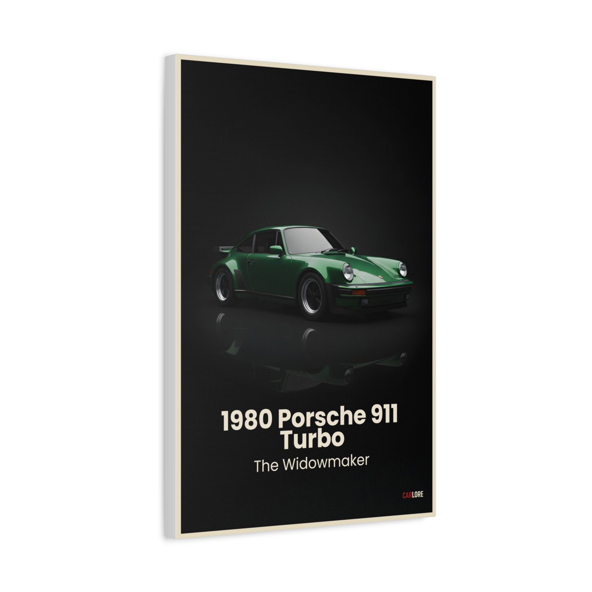 1980 Porsche 911 Turbo – "The Widowmaker" | Hyper-Realistic Collector's Wall Art