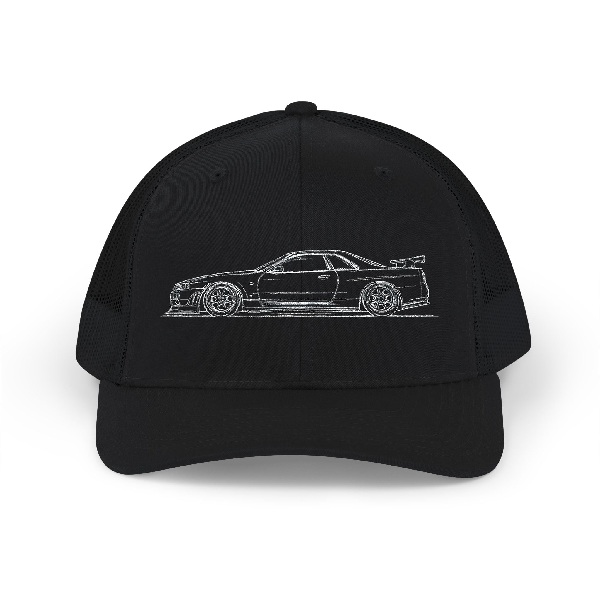 Nissan Skyline R34 GT-R Snapback Cap | JDM Car Enthusiast Hat | CarLore Studio
