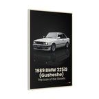 1989 BMW 325iS (Gusheshe) – The Icon of the Streets | Hyper-Realistic Collector's Wall Art