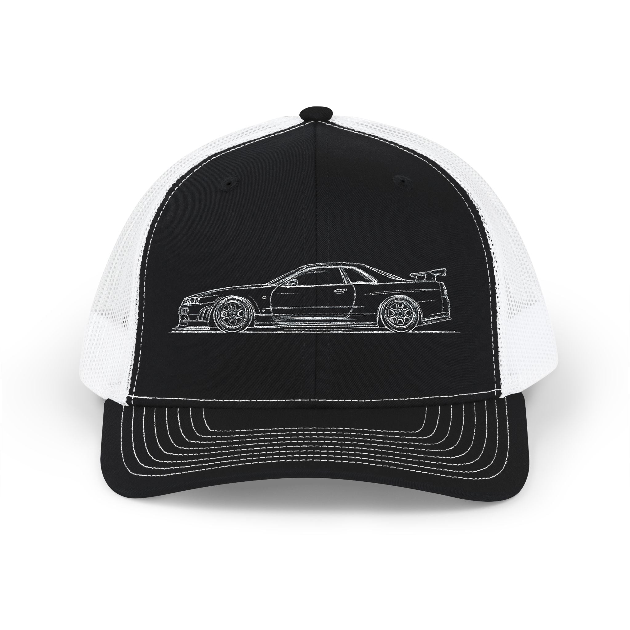 Nissan Skyline R34 GT-R Snapback Cap | JDM Car Enthusiast Hat | CarLore Studio