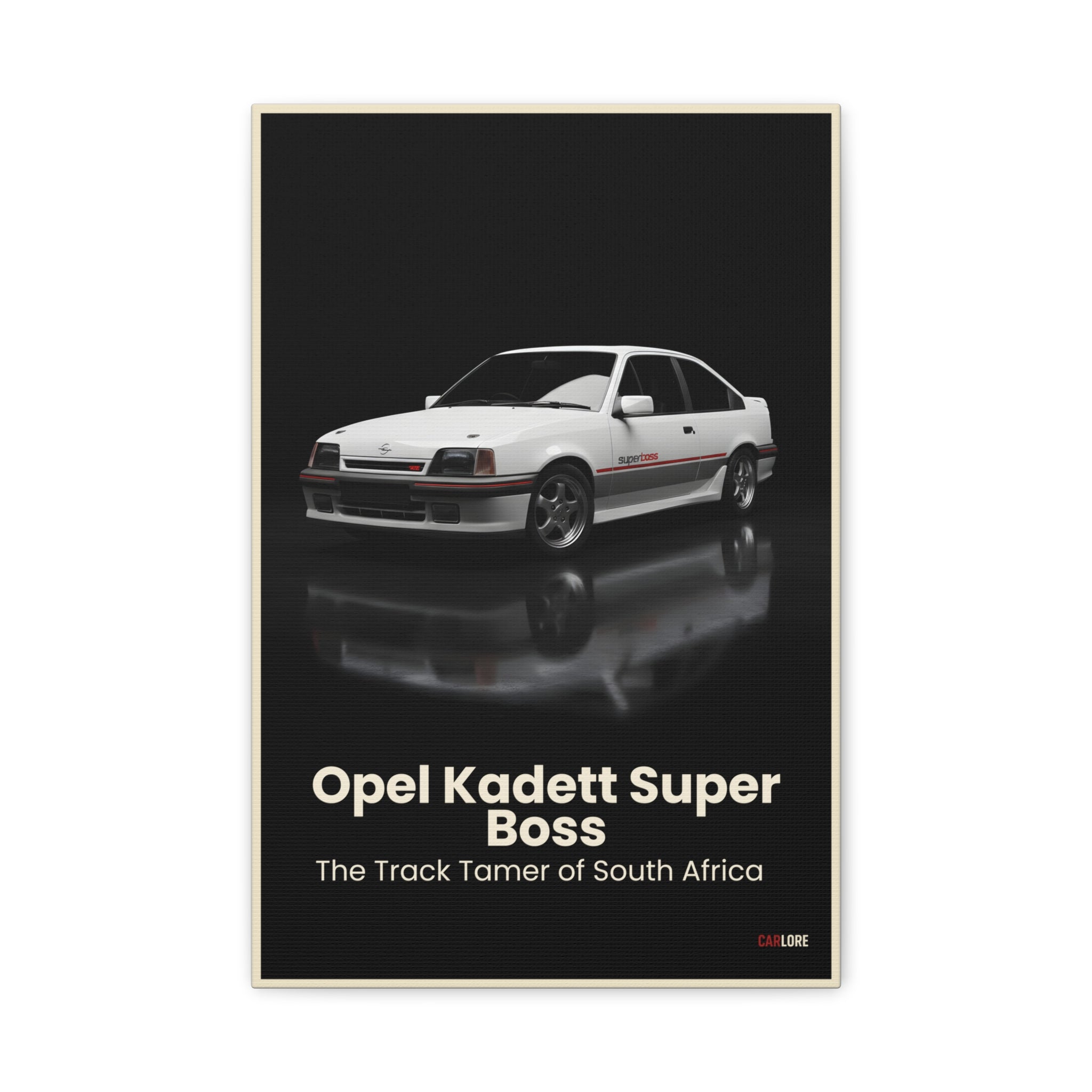 Opel Kadett Super Boss – The Track Tamer of South Africa | Hyper-Realistic Collector's Wall Art