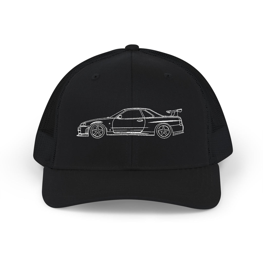 Nissan Skyline R34 GT-R Snapback Cap | JDM Car Enthusiast Hat | CarLore Studio