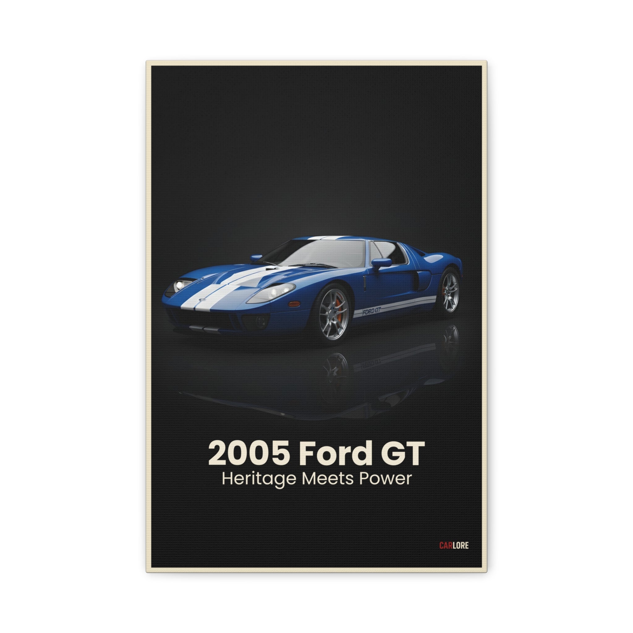 2005 Ford GT – Heritage Meets Power | Hyper-Realistic Collector's Wall Art