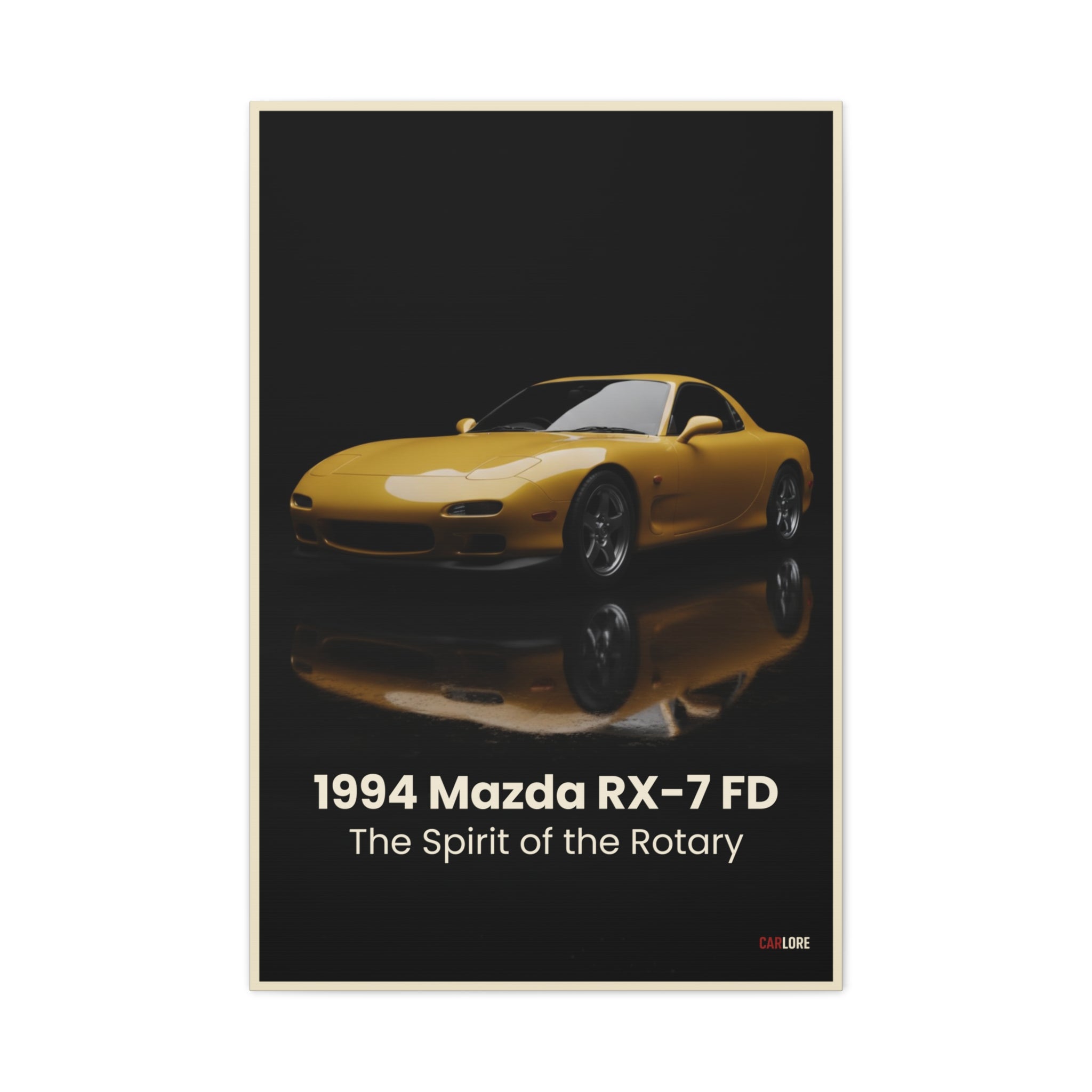 1994 Mazda RX-7 FD – "The Rotary Revolution" | Hyper-Realistic Collector's Wall Art