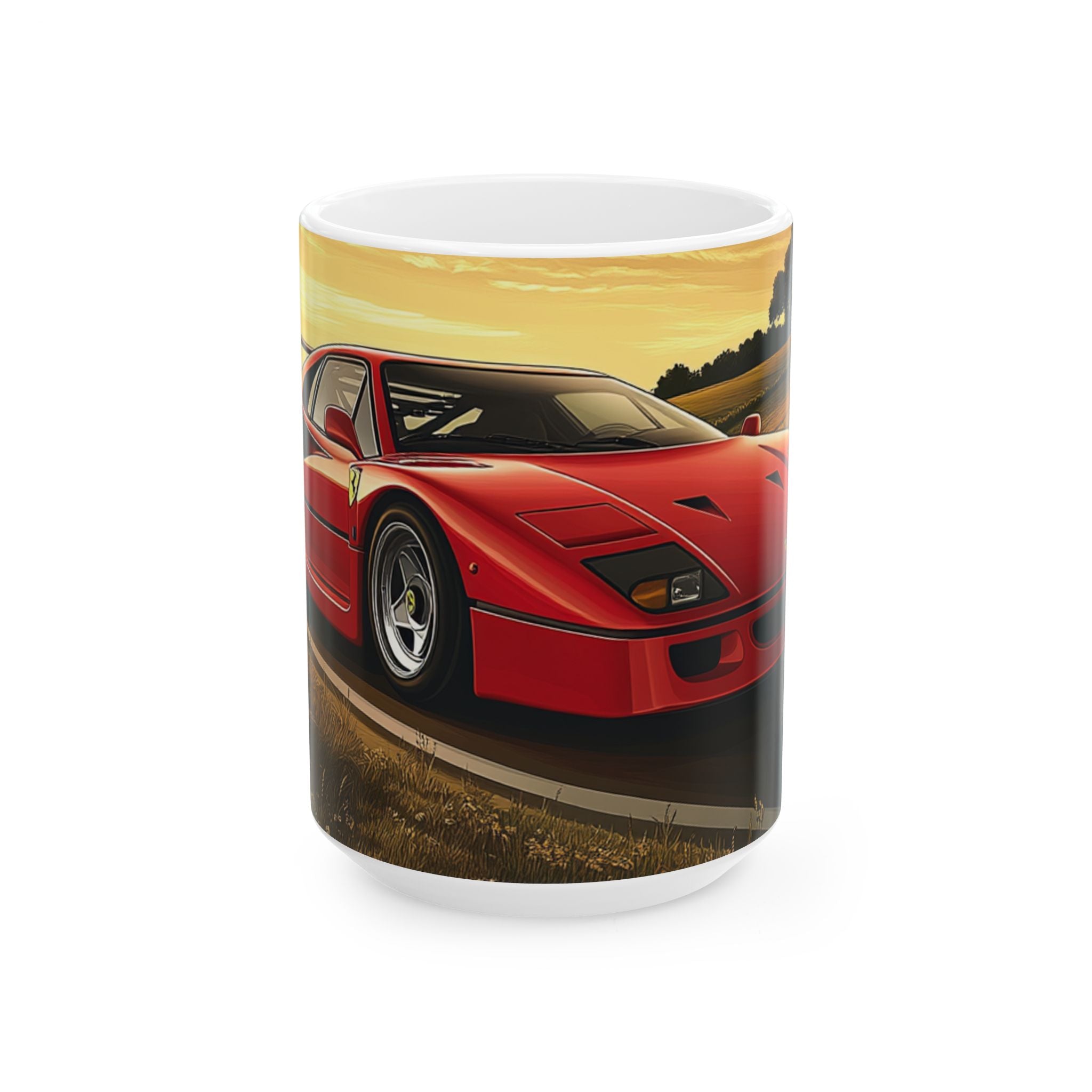 Ferrari F40 Ceramic Mug, (11oz, 15oz)