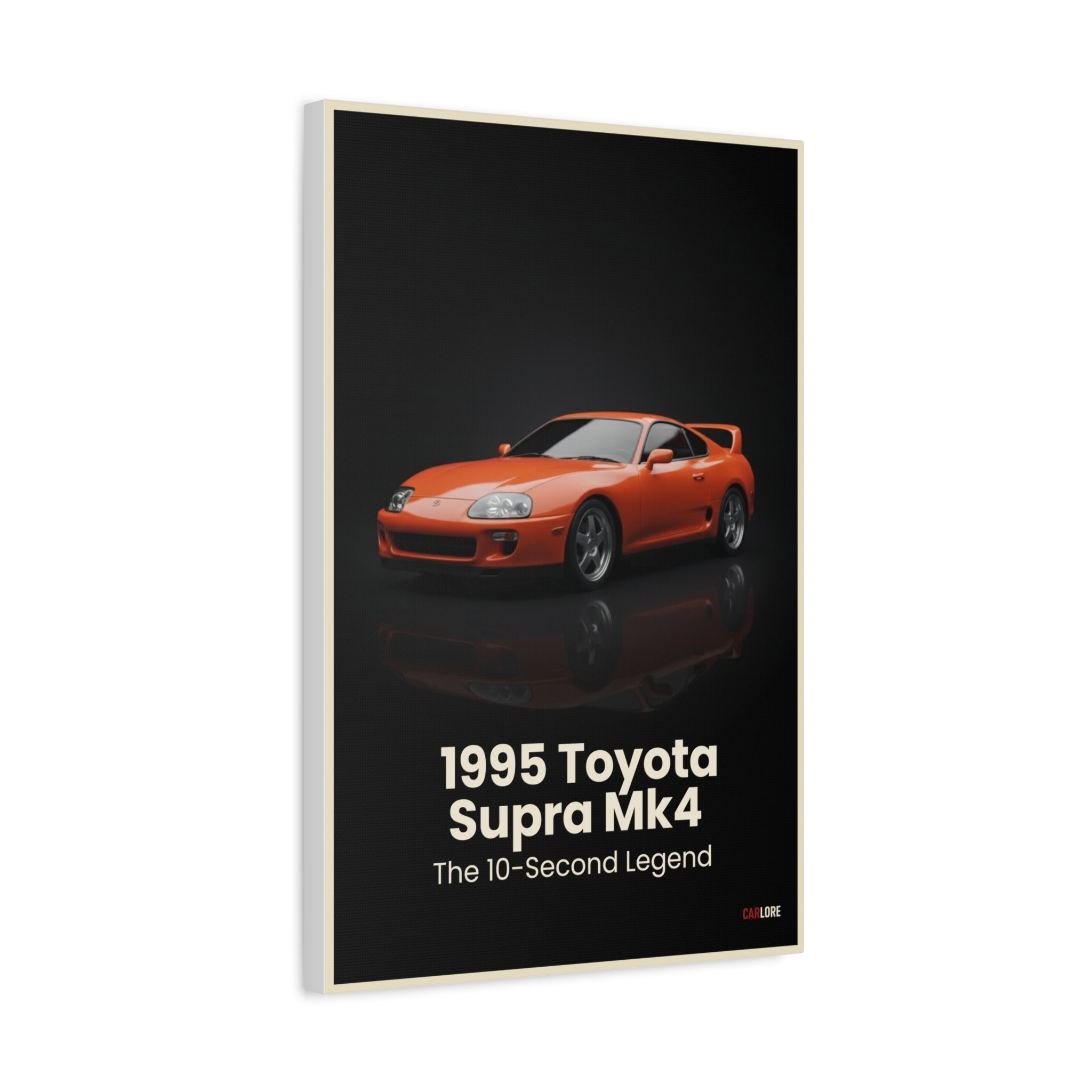 1995 Toyota Supra Mk4 – The 10-Second Legend | Hyper-Realistic Collector's Wall Art