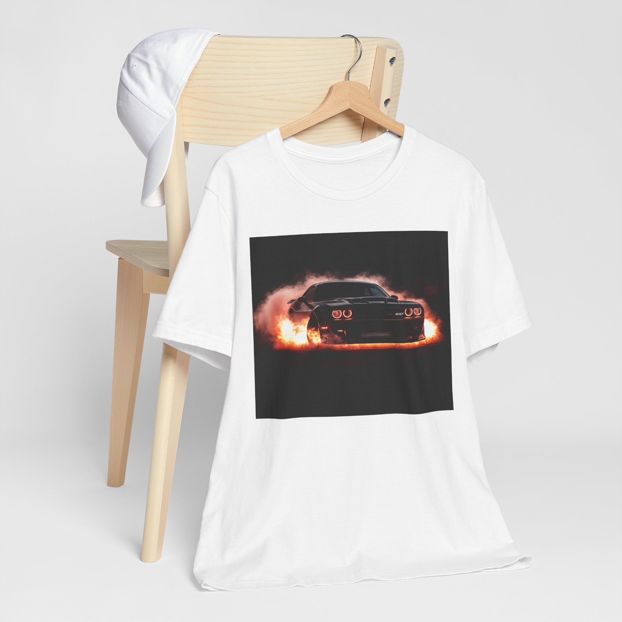 Dodge Challenger Hellcat Graphic T-Shirt | American Muscle Tee | CarLore Studio
