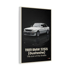1989 BMW 325iS (Gusheshe) – The Icon of the Streets | Hyper-Realistic Collector's Wall Art