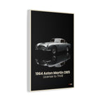 1964 Aston Martin DB5 – "License to Thrill" | Hyper-Realistic Collector's Wall Art