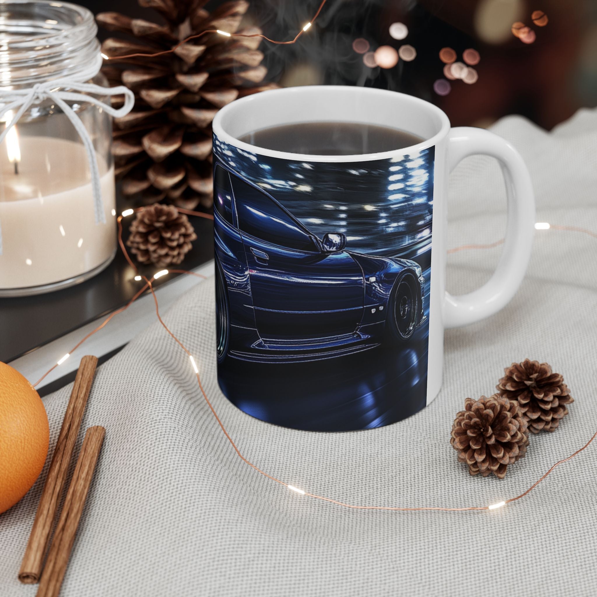 Nissan Skyline R34 GT-R Coffee Mug | JDM Car Enthusiast Gift | CarLore Studio