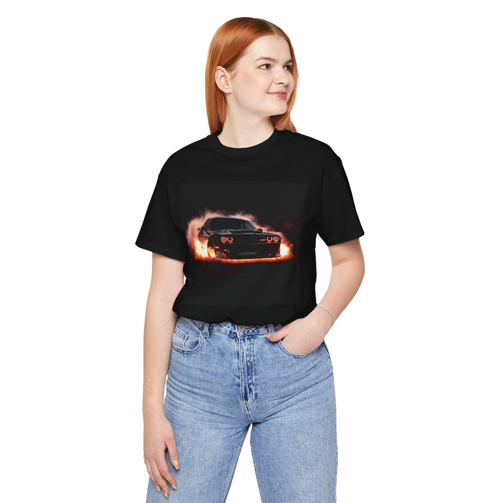 Dodge Challenger Hellcat Graphic T-Shirt | American Muscle Tee | CarLore Studio