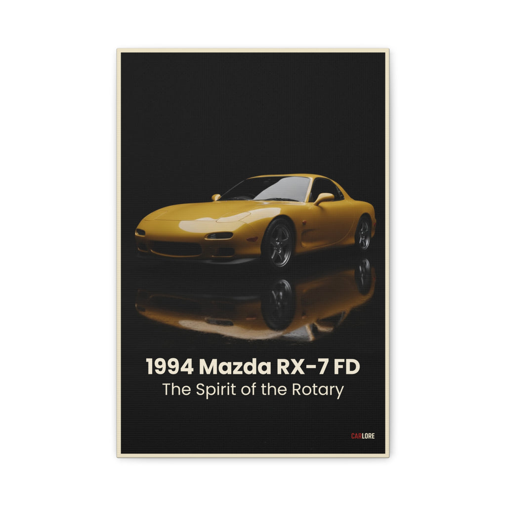 1994 Mazda RX-7 FD – "The Rotary Revolution" | Hyper-Realistic Collector's Wall Art