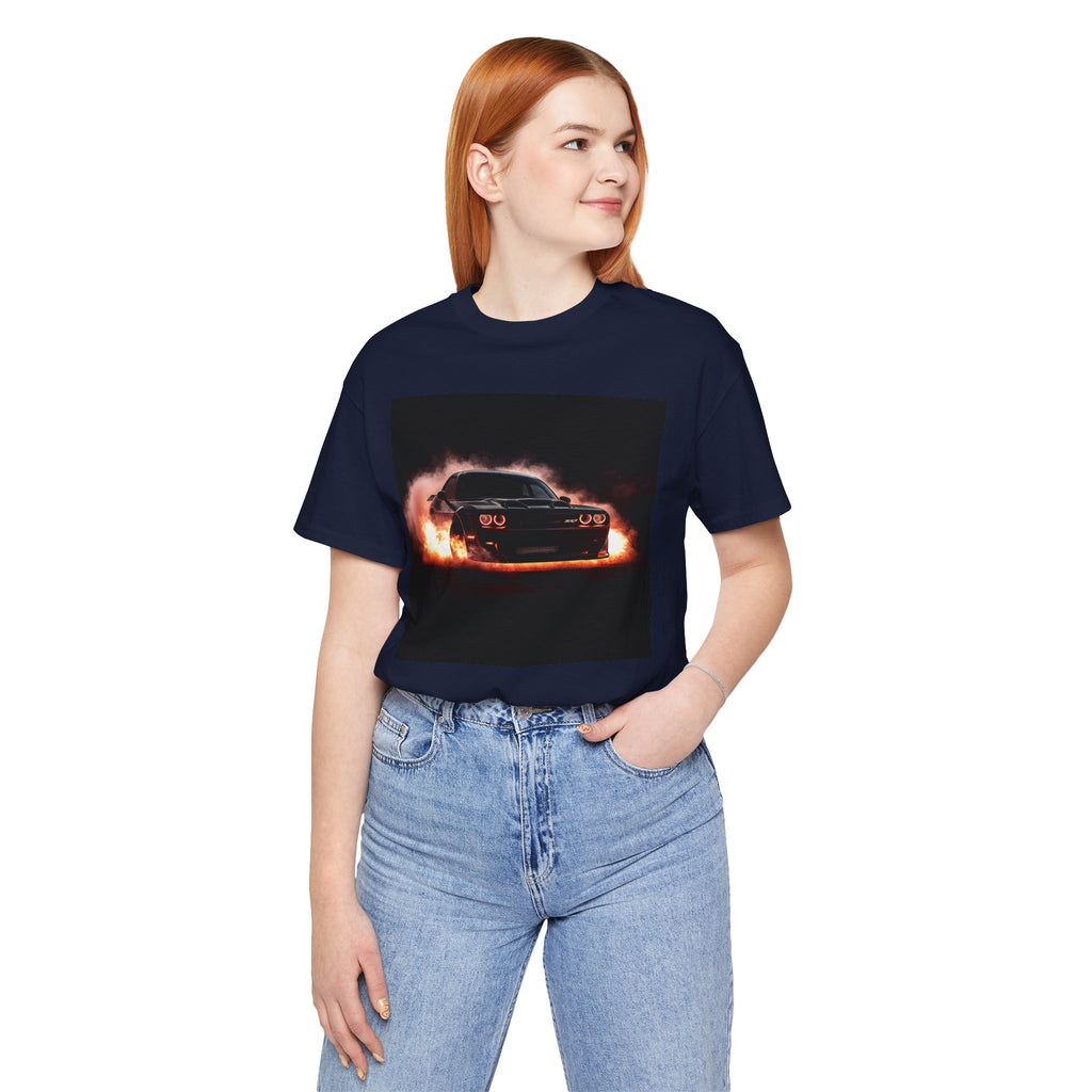 Dodge Challenger Hellcat Graphic T-Shirt | American Muscle Tee | CarLore Studio