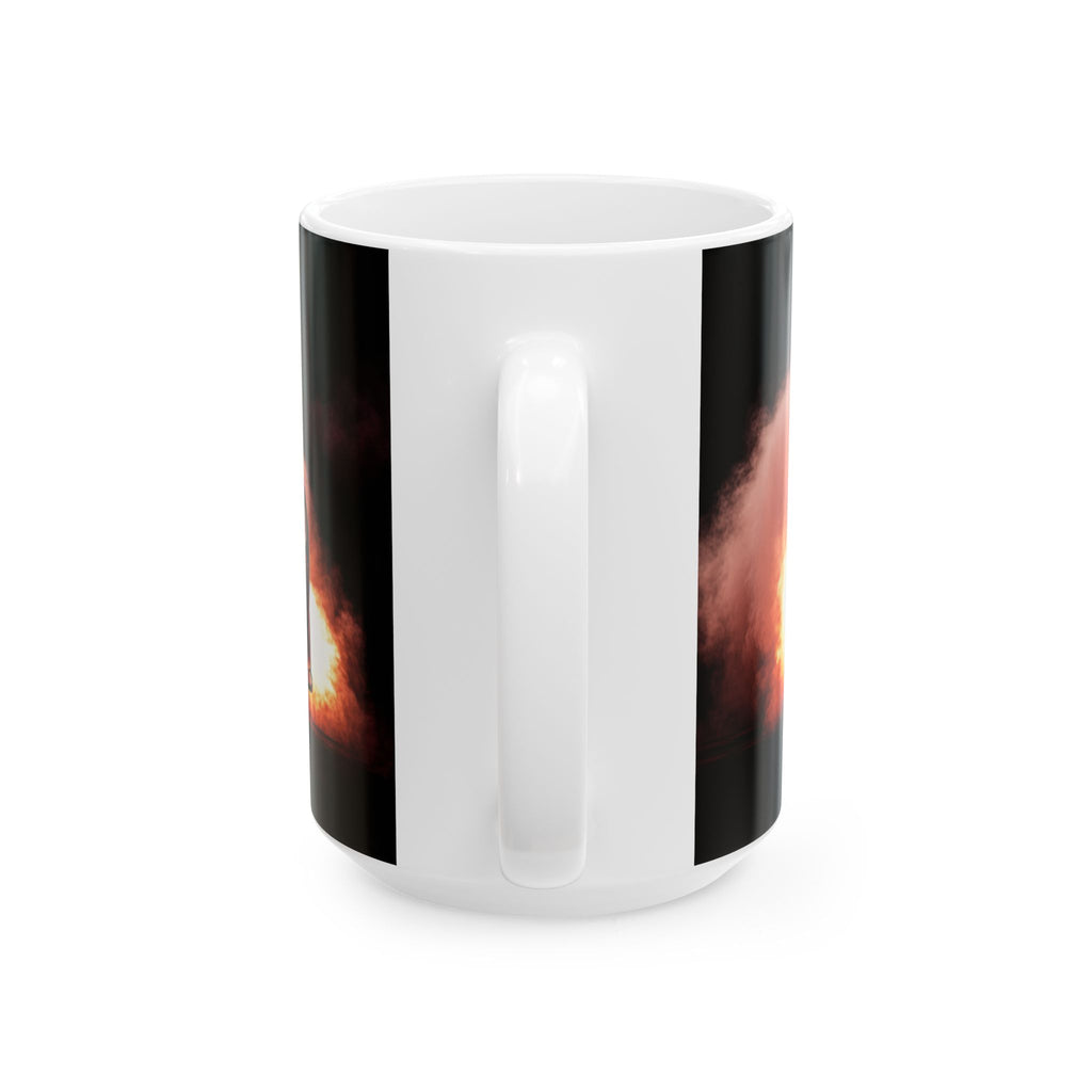 Dodge Challenger Hellcat Coffee Mug | Muscle Car Enthusiast Gift | CarLore Studio