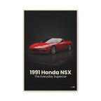 1991 Honda NSX – The Everyday Supercar | Hyper-Realistic Collector's Wall Art