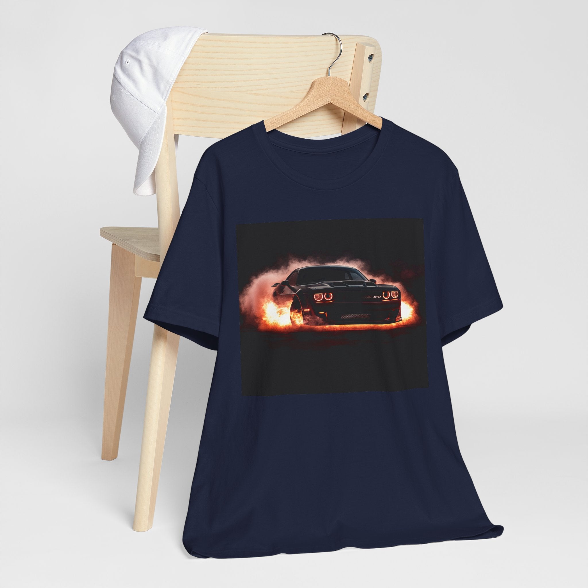 Dodge Challenger Hellcat Graphic T-Shirt | American Muscle Tee | CarLore Studio