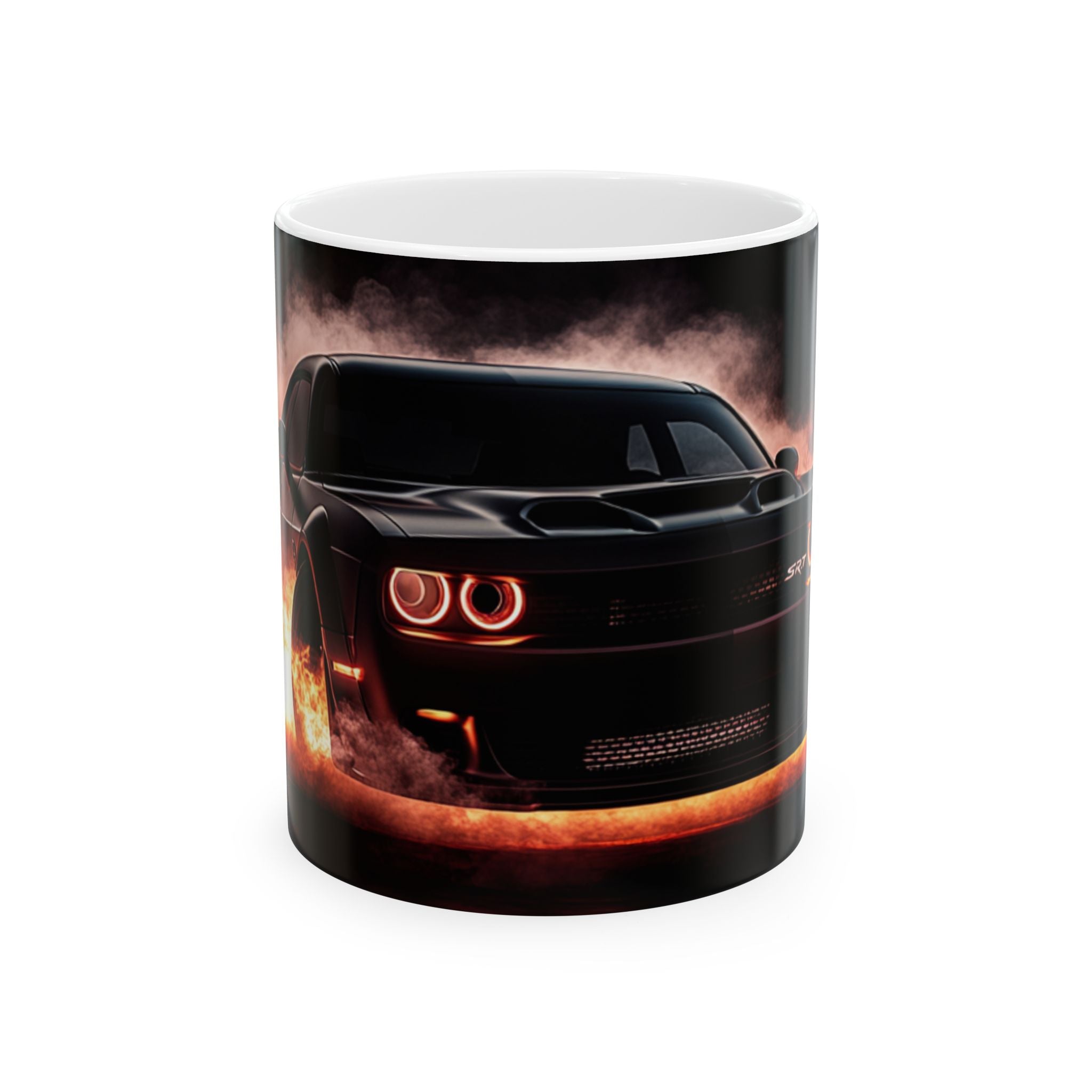 Dodge Challenger Hellcat Coffee Mug | Muscle Car Enthusiast Gift | CarLore Studio