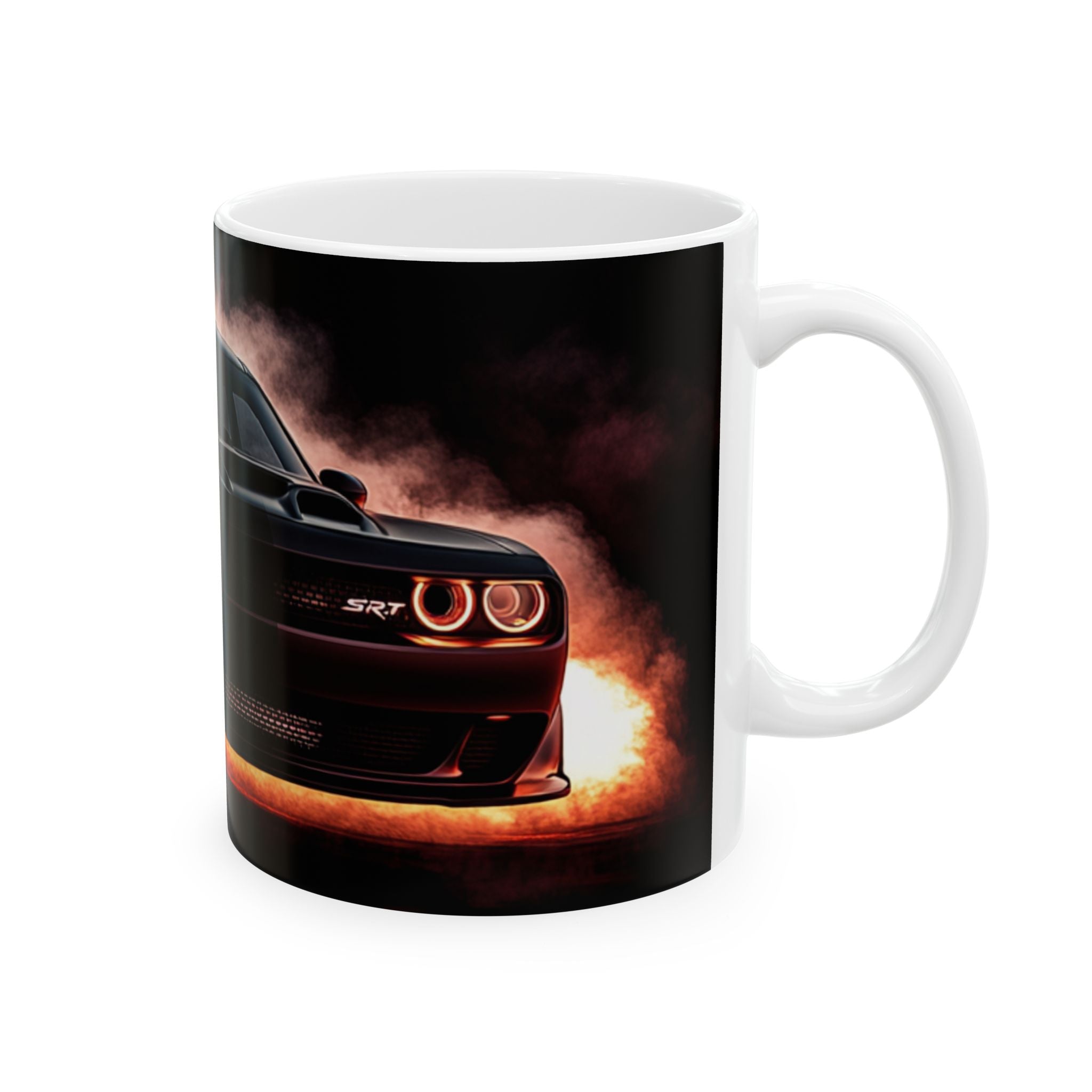 Dodge Challenger Hellcat Coffee Mug | Muscle Car Enthusiast Gift | CarLore Studio