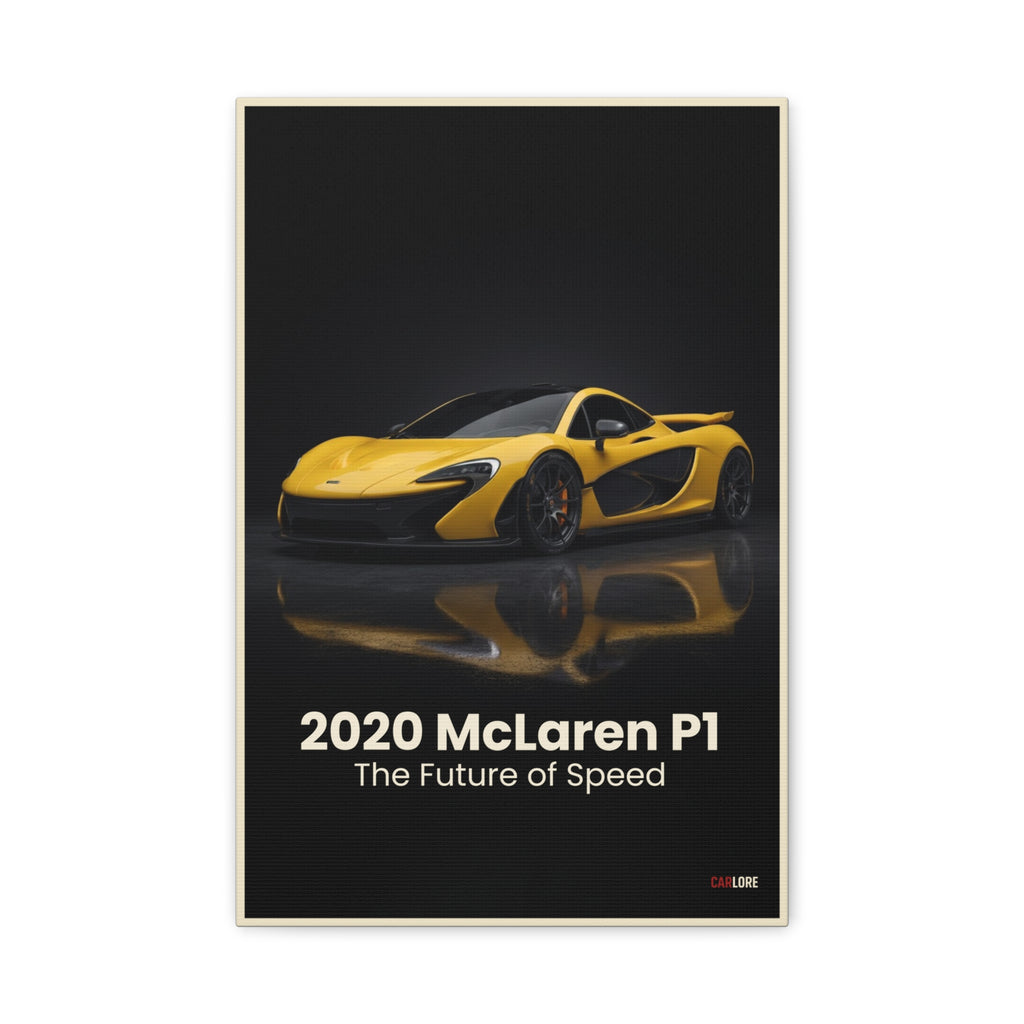 2020 McLaren P1 – The Future of Speed | Hyper-Realistic Collector's Wall Art