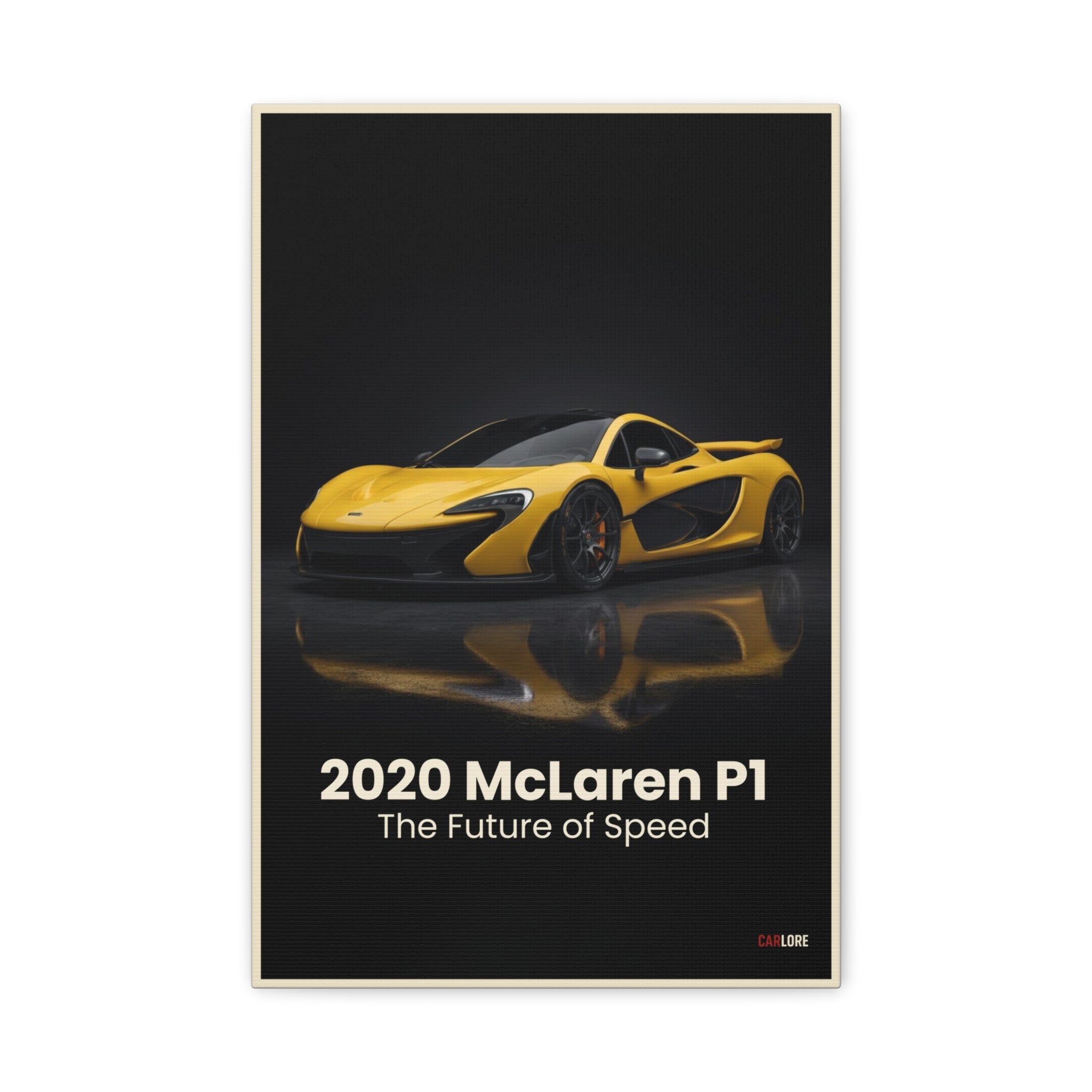 2020 McLaren P1 – The Future of Speed | Hyper-Realistic Collector's Wall Art