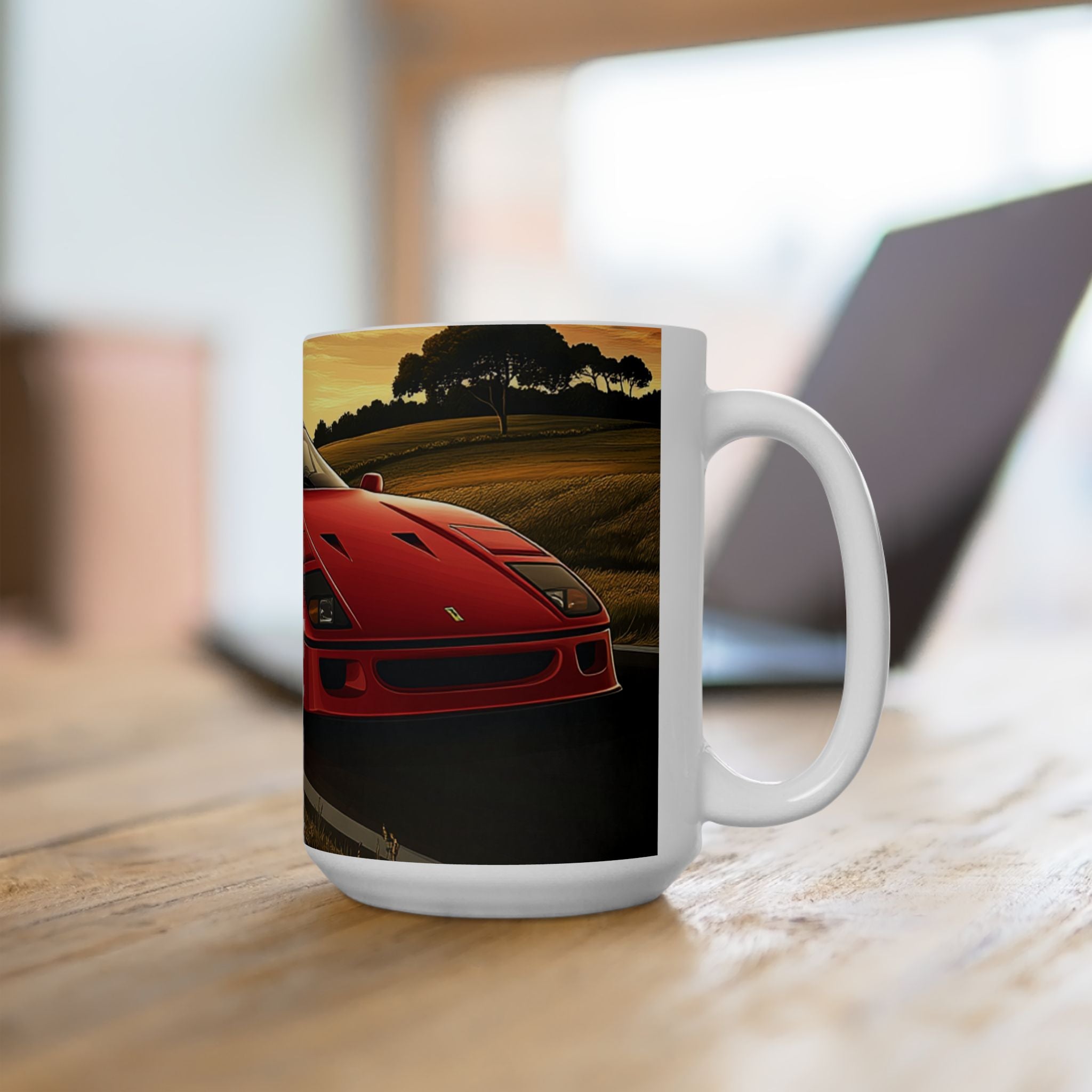 Ferrari F40 Ceramic Mug, (11oz, 15oz)