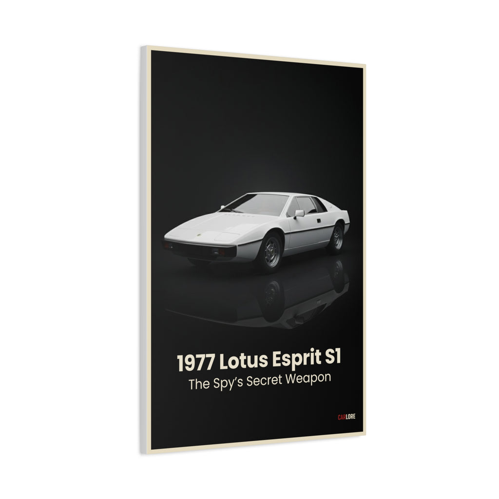 1977 Lotus Esprit S1 – The Spy’s Secret Weapon | Hyper-Realistic Collector's Wall Art