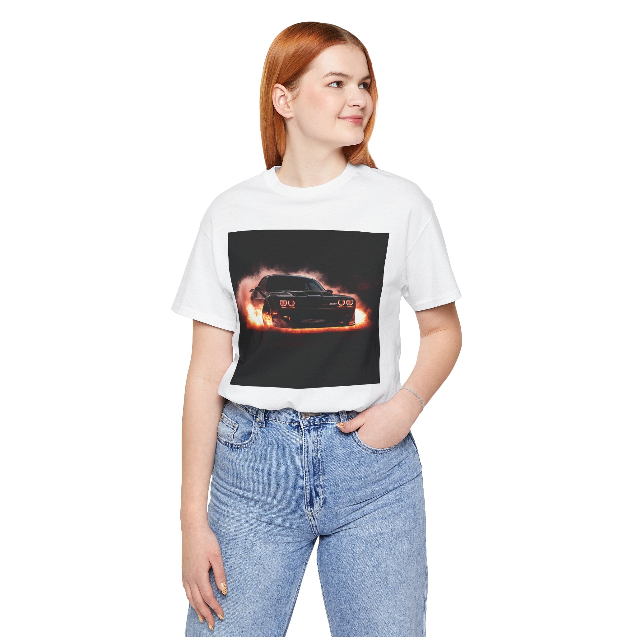 Dodge Challenger Hellcat Graphic T-Shirt | American Muscle Tee | CarLore Studio