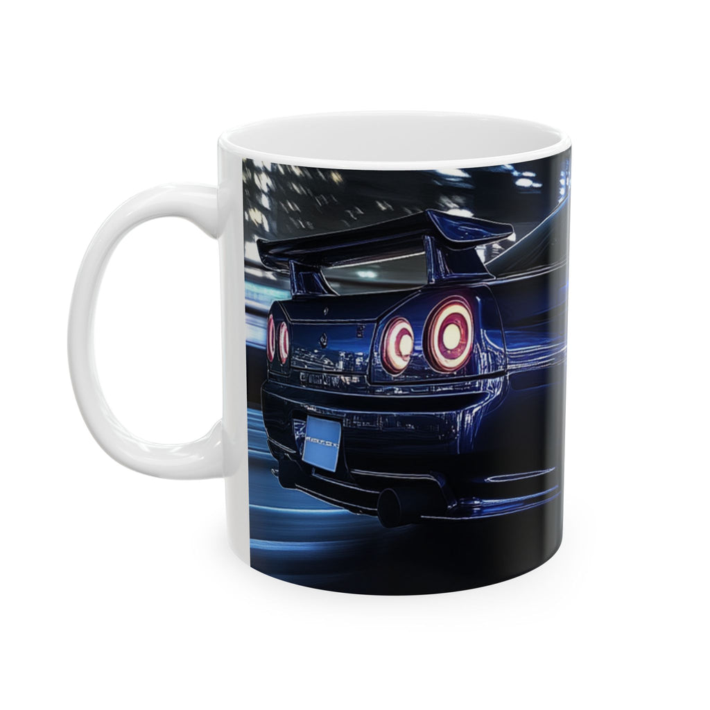 Nissan Skyline R34 GT-R Coffee Mug | JDM Car Enthusiast Gift | CarLore Studio