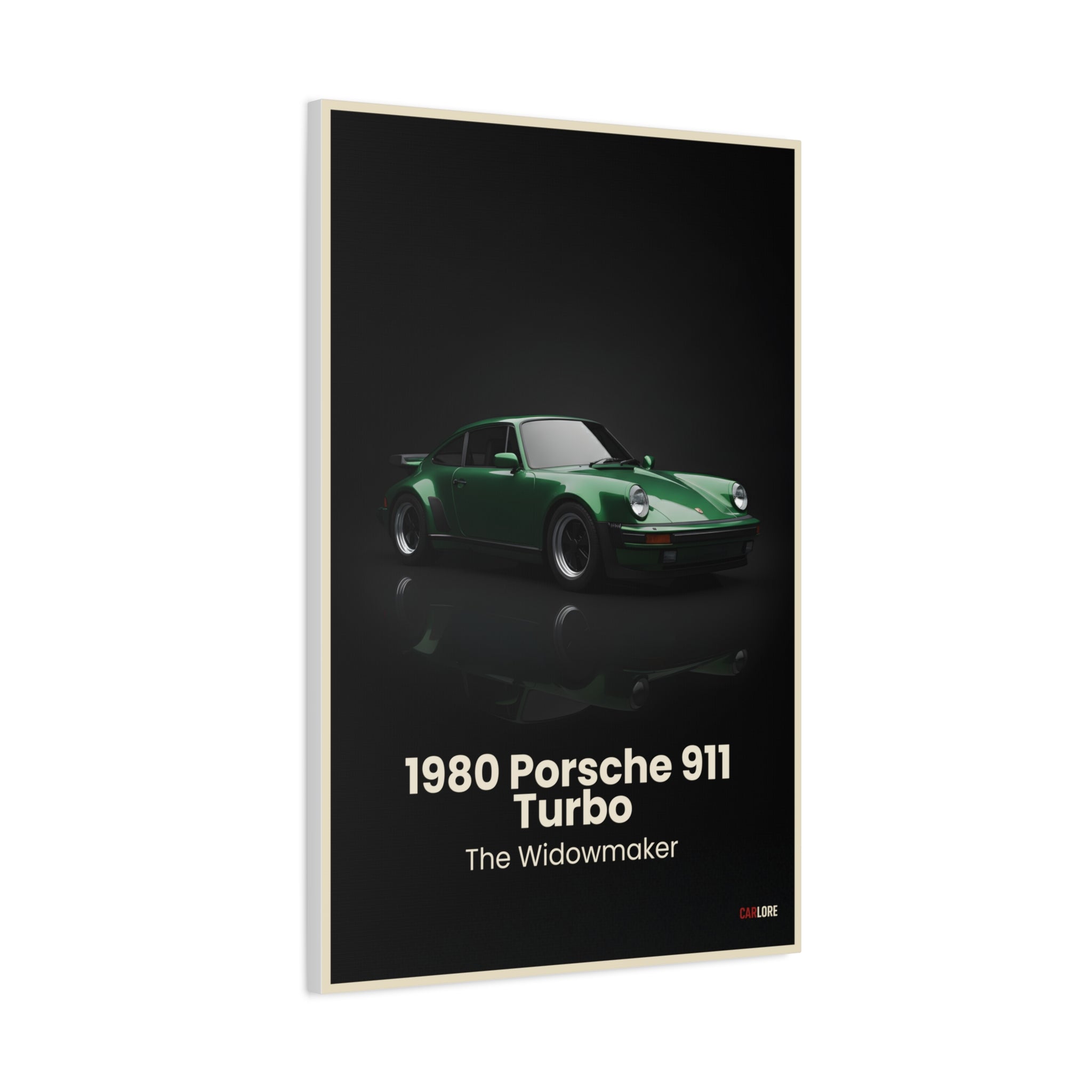 1980 Porsche 911 Turbo – "The Widowmaker" | Hyper-Realistic Collector's Wall Art