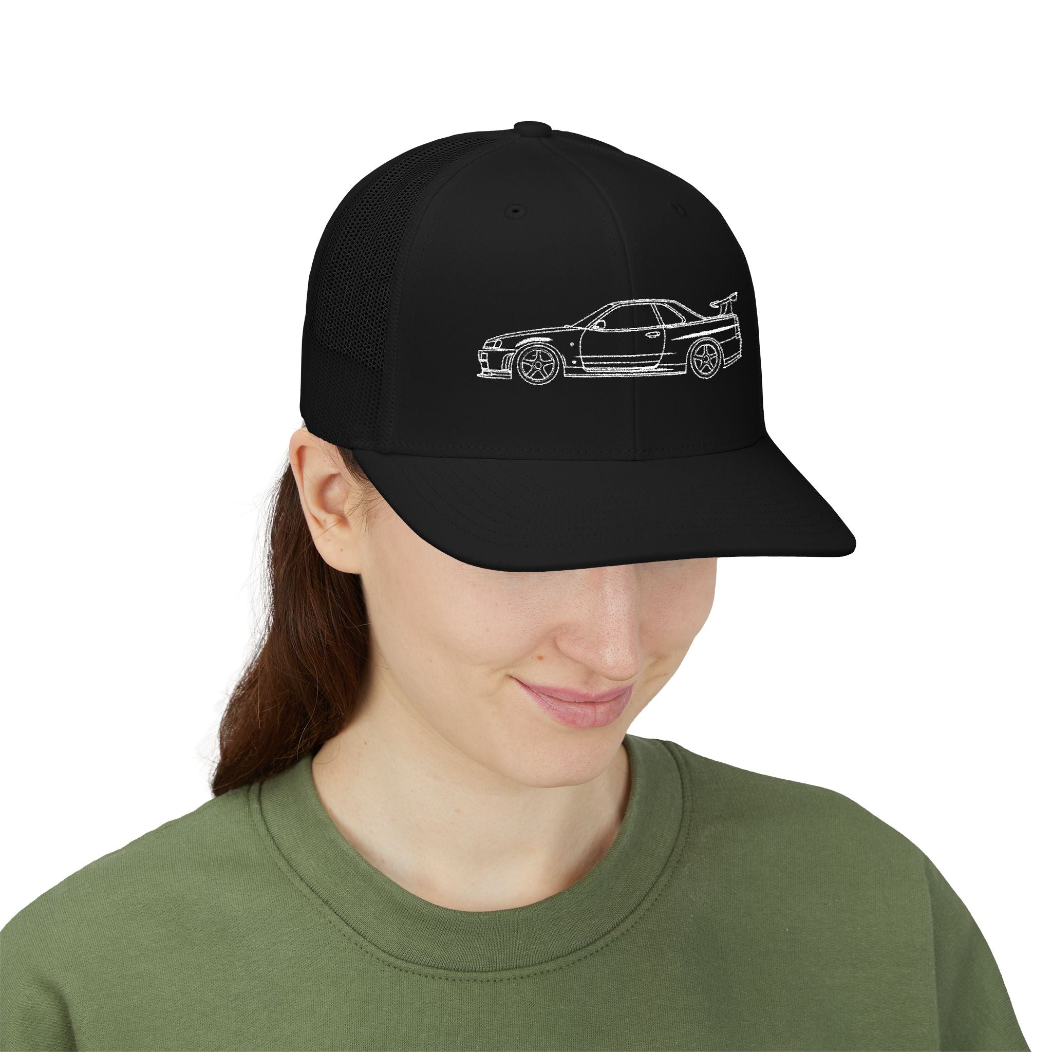 Nissan Skyline R34 GT-R Snapback Cap | JDM Car Enthusiast Hat | CarLore Studio
