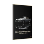 1964 Aston Martin DB5 – "License to Thrill" | Hyper-Realistic Collector's Wall Art