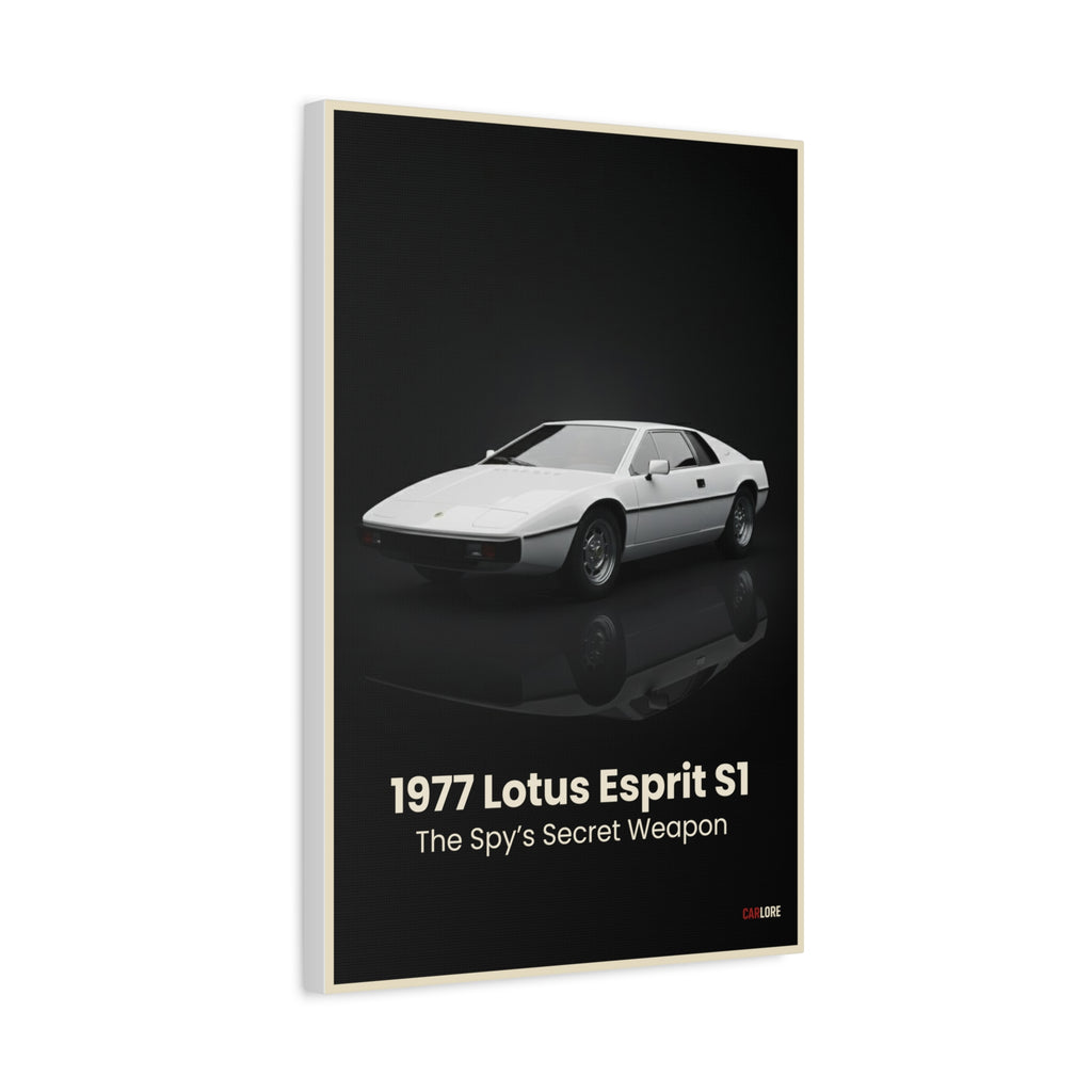 1977 Lotus Esprit S1 – The Spy’s Secret Weapon | Hyper-Realistic Collector's Wall Art
