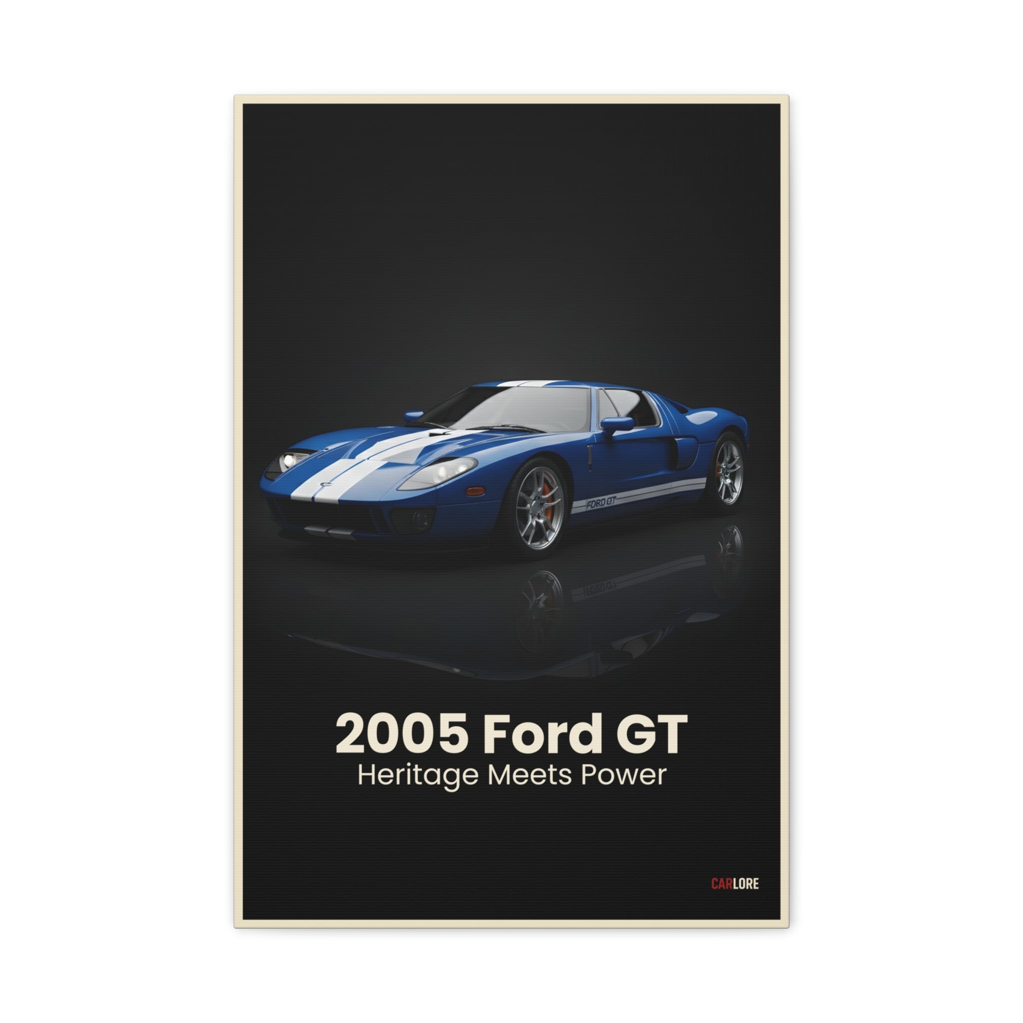 2005 Ford GT – Heritage Meets Power | Hyper-Realistic Collector's Wall Art