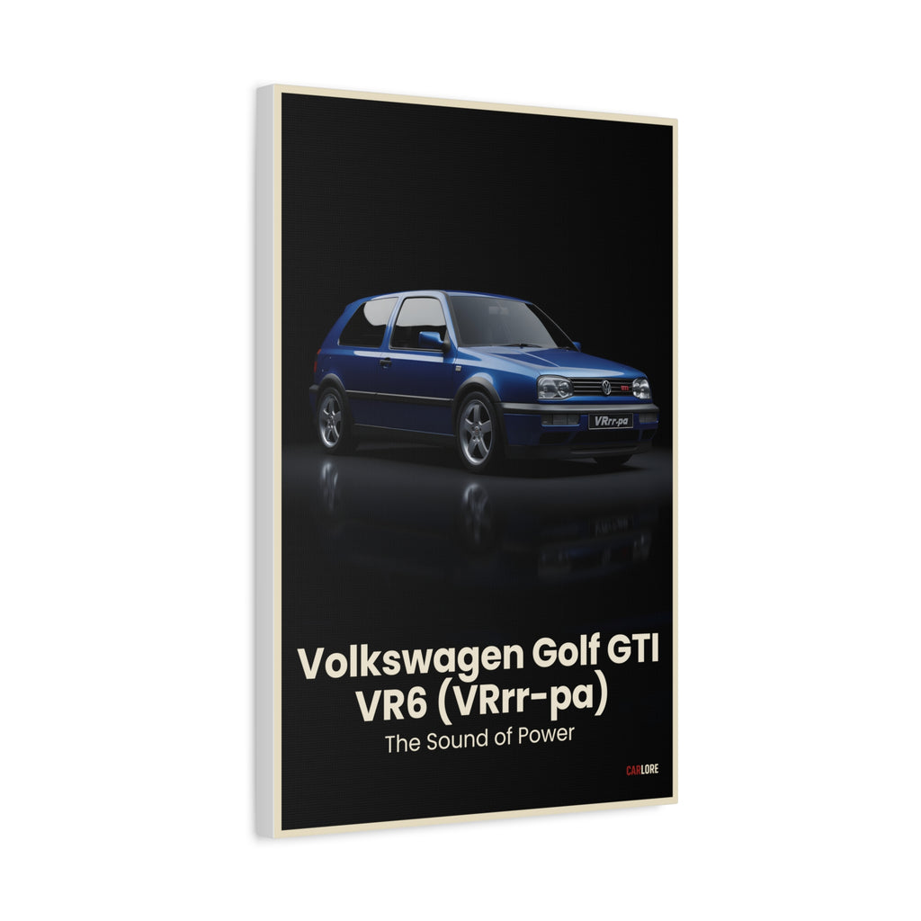 Volkswagen Golf GTI VR6 (VRrr-pa) – The Sound of Power | Hyper-Realistic Collector's Wall Art