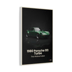 1980 Porsche 911 Turbo – "The Widowmaker" | Hyper-Realistic Collector's Wall Art