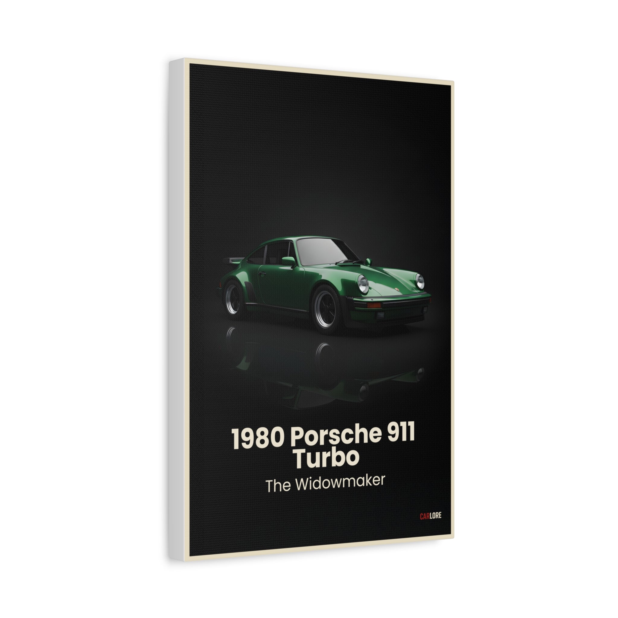 1980 Porsche 911 Turbo – "The Widowmaker" | Hyper-Realistic Collector's Wall Art