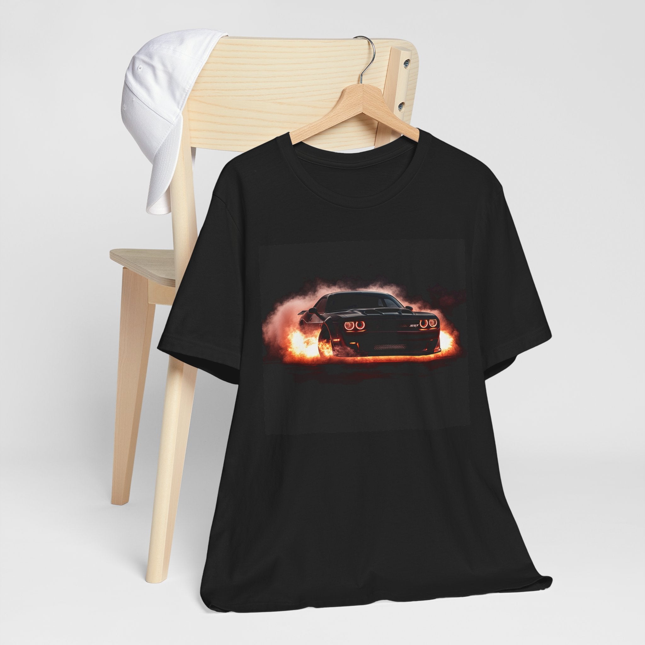 Dodge Challenger Hellcat Graphic T-Shirt | American Muscle Tee | CarLore Studio