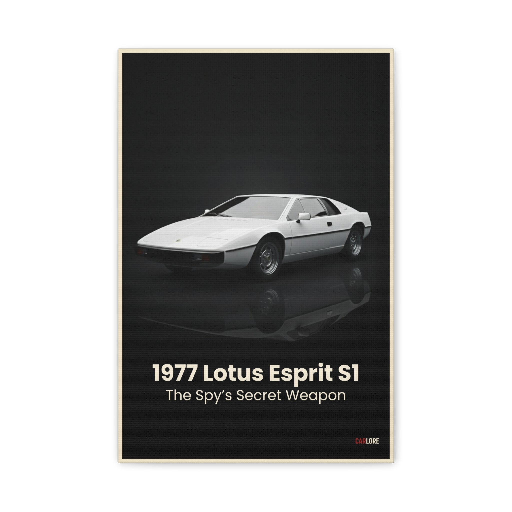 1977 Lotus Esprit S1 – The Spy’s Secret Weapon | Hyper-Realistic Collector's Wall Art