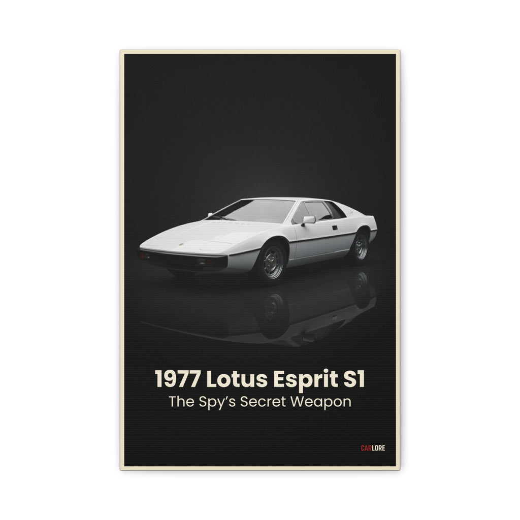 1977 Lotus Esprit S1 – The Spy’s Secret Weapon | Hyper-Realistic Collector's Wall Art