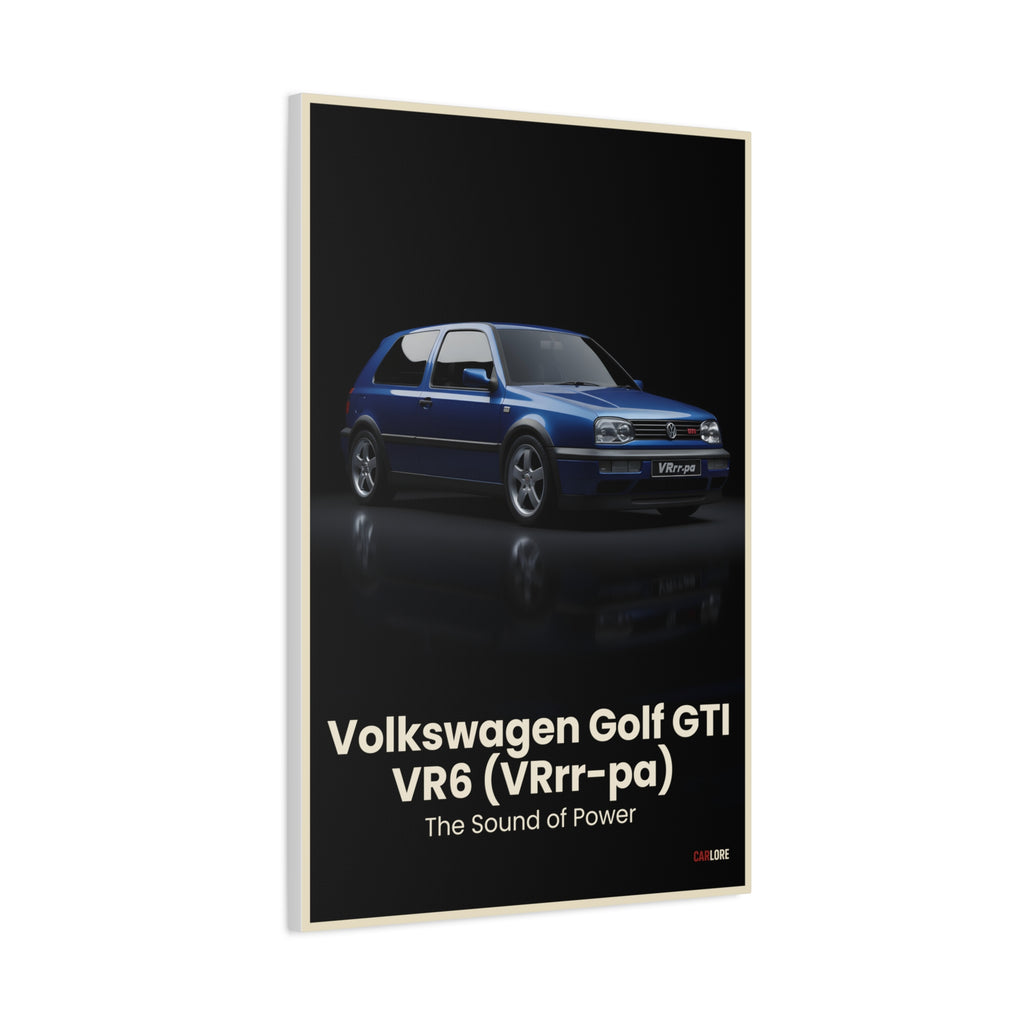 Volkswagen Golf GTI VR6 (VRrr-pa) – The Sound of Power | Hyper-Realistic Collector's Wall Art